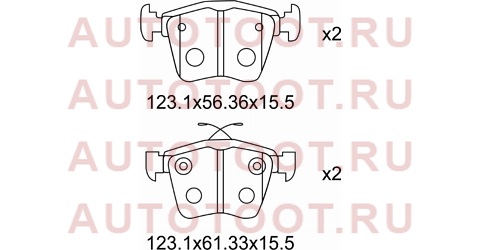 Колодки тормозные зад VW PASSAT 11-/KODIAQ 17- st3q0698451b sat – купить в Омске. Цены, характеристики, фото в интернет-магазине autotoot.ru