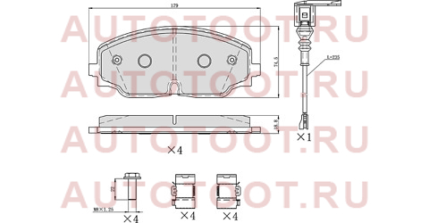 Колодки тормозные перед VW TERAMONT 18- st3qf698151 sat – купить в Омске. Цены, характеристики, фото в интернет-магазине autotoot.ru