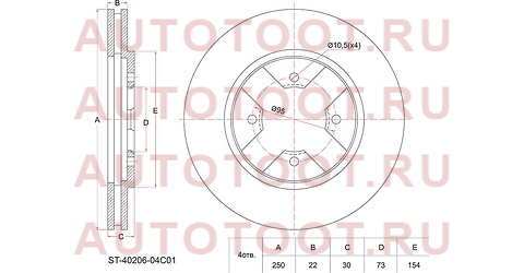 Диск тормозной перед NISSAN URVAN\VANET 82-95 st4020604c01 sat – купить в Омске. Цены, характеристики, фото в интернет-магазине autotoot.ru