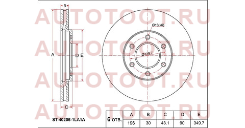 Диск тормозной перед INFINITI QX56 10- st402061la1a sat – купить в Омске. Цены, характеристики, фото в интернет-магазине autotoot.ru