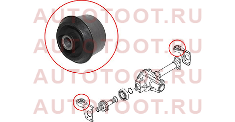 Сайлентблок переднего дифференциала SSANG YONG KYRON 05-12/ACTION 01-/SPORTS 06-/REXTON 02-06 st4105009202b sat – купить в Омске. Цены, характеристики, фото в интернет-магазине autotoot.ru