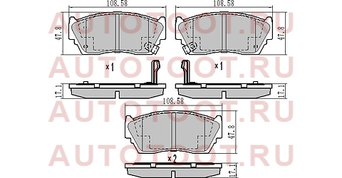 Колодки тормозные перед NISSAN SUNNY N14 st4106050y90 sat – купить в Омске. Цены, характеристики, фото в интернет-магазине autotoot.ru