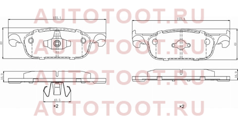 Колодки тормозные перед LADA X RAY/RENAULT LOGAN 12-/CLIO III st410605536r sat – купить в Омске. Цены, характеристики, фото в интернет-магазине autotoot.ru