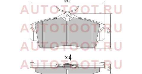 Колодки тормозные перед NISSAN ALMERA N16 st410605m326 sat – купить в Омске. Цены, характеристики, фото в интернет-магазине autotoot.ru