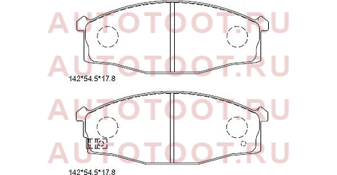 Колодки тормозные перед NISSAN ATLAS F23 st410606t290 sat – купить в Омске. Цены, характеристики, фото в интернет-магазине autotoot.ru