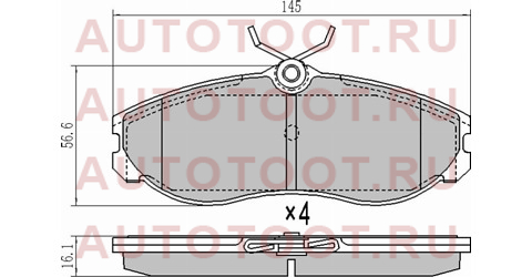 Колодки тормозные перед NISSAN SERENA 92-00/TERRANO R20 93-06 st410609c526 sat – купить в Омске. Цены, характеристики, фото в интернет-магазине autotoot.ru