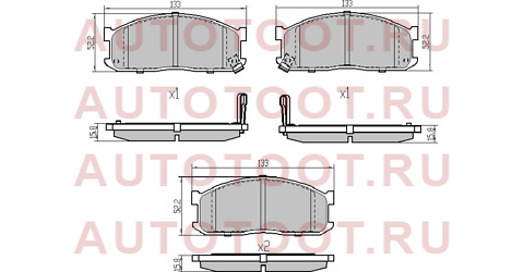 Колодки тормозные перед NISSAN TERRANO D21/VANET C22 st41060hc025 sat – купить в Омске. Цены, характеристики, фото в интернет-магазине autotoot.ru