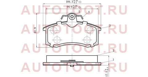 Колодки тормозные перед DATSUN ON-DO/LADA GRANTA/KALINA/PRIORA st410805pa0a sat – купить в Омске. Цены, характеристики, фото в интернет-магазине autotoot.ru