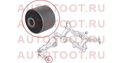 Сайлентблок подушки дифферинциала (гидравлический) SUBARU FORESTER 01-12/IMPREZA 00-14/LEGACY 03-09/ st41310ag022bu2 sat – купить в Омске. Цены, характеристики, фото в интернет-магазине autotoot.ru