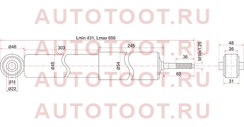 Амортизатор задний MMC PAJERO/MONTERO 00- LH=RH st4162a023 sat – купить в Омске. Цены, характеристики, фото в интернет-магазине autotoot.ru