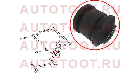 Сайлентблок задней цапфы TOYOTA COROLLA AE10#/CE10#/EE10# 1991-2002 st4230512130u sat – купить в Омске. Цены, характеристики, фото в интернет-магазине autotoot.ru