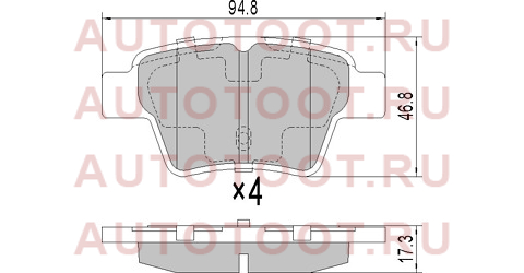 Колодки тормозные зад CITROEN/PEUGOET 307/408/GEELY EMGRAND st425322 sat – купить в Омске. Цены, характеристики, фото в интернет-магазине autotoot.ru