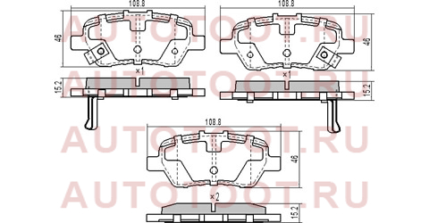 Колодки тормозные зад HONDA CIVIC FB/FN/FK 12-/ODYSSEY RB# 03-08/STEPWAGON RG# 05-09 st43022sfen00 sat – купить в Омске. Цены, характеристики, фото в интернет-магазине autotoot.ru