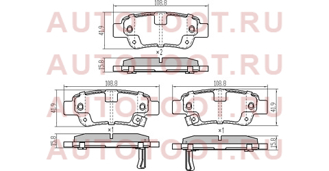 Колодки тормозные зад HONDA CR-V RE st43022swwg02 sat – купить в Омске. Цены, характеристики, фото в интернет-магазине autotoot.ru