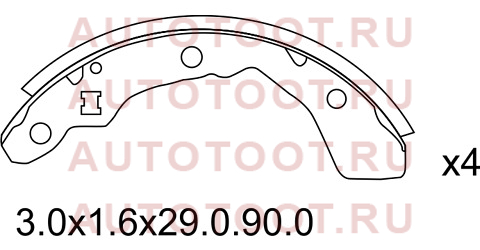 Колодки тормозные зад HONDA LOGO GA3/5 96-01 st43153s50003 sat – купить в Омске. Цены, характеристики, фото в интернет-магазине autotoot.ru