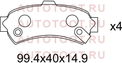 Колодки тормозные зад NISSAN ALMERA N15 LHD/PRESEA 95-00/PULSAR 95-99 st440600m890 sat – купить в Омске. Цены, характеристики, фото в интернет-магазине autotoot.ru