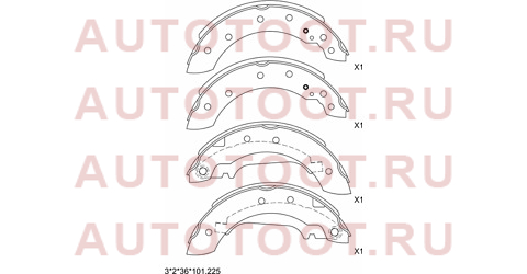 Колодки тормозные зад RENAULT LOGAN 04-/LADA LARGUS 12-/PEUGOET 106/206/306 st440601749r sat – купить в Омске. Цены, характеристики, фото в интернет-магазине autotoot.ru