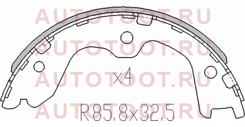 Колодки ручного тормоза Nissan Teana J31/J32/J33 st4406080j00k sat – купить в Омске. Цены, характеристики, фото в интернет-магазине autotoot.ru