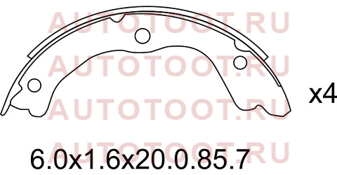 Колодки ручного тормоза NISSAN X-TRAIL T30/PRIMERA P12 st440608h325 sat – купить в Омске. Цены, характеристики, фото в интернет-магазине autotoot.ru