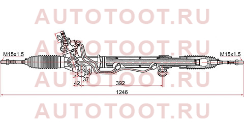 Рейка рулевая Toyota Land Cruiser Prado 02-08/Hilux Surf 02-08 RHD st-44200-35051 sat – купить в Омске. Цены, характеристики, фото в интернет-магазине autotoot.ru