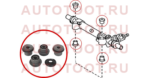 Сайлентблок рулевой рейки (комплект) TOYOTA LAND CRUISER PRADO/4RUNNER 09-/LEXUS GX460/400 09- st4420060220b sat – купить в Омске. Цены, характеристики, фото в интернет-магазине autotoot.ru