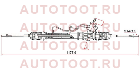 Рейка рулевая Toyota Corolla RHD AE10# /CE10#/EE10# st-44250-12620 sat – купить в Омске. Цены, характеристики, фото в интернет-магазине autotoot.ru