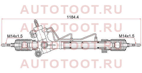 Рейка рулевая Toyota RAV4 94-00 LHD st-44250-42020 sat – купить в Омске. Цены, характеристики, фото в интернет-магазине autotoot.ru