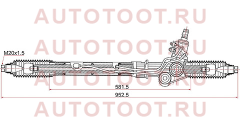 Рейка рулевая Toyota Land Cruiser Prado 96-02 RHD st-44250-60012 sat – купить в Омске. Цены, характеристики, фото в интернет-магазине autotoot.ru