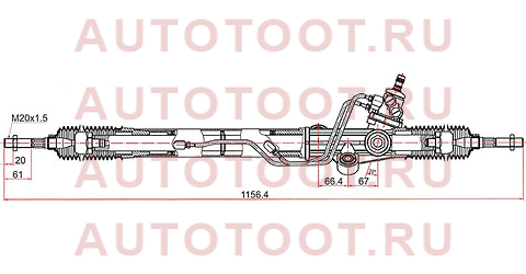 Рейка рулевая Toyota Land Cruiser 98-02 LHD st-44250-60060 sat – купить в Омске. Цены, характеристики, фото в интернет-магазине autotoot.ru