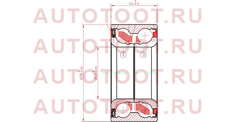 Подшипник передней ступицы HONDA CIVIC FK/FD/FN 06- st44300sna951 sat – купить в Омске. Цены, характеристики, фото в интернет-магазине autotoot.ru