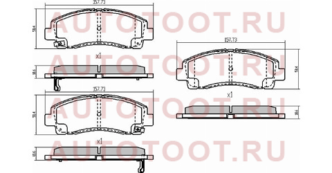 Колодки тормозные перед HONDA RIDGELINE 05-13 st45022sjca00 sat – купить в Омске. Цены, характеристики, фото в интернет-магазине autotoot.ru