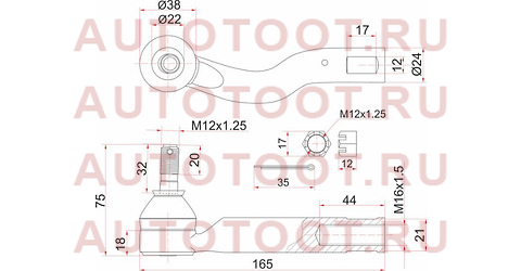 Наконечник рулевой TOYOTA IPSUM 01- RH-2WD/LH-4WD st-45047-49055 sat – купить в Омске. Цены, характеристики, фото в интернет-магазине autotoot.ru