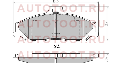 Колодки тормозные перед FORD RANGER 99-/MAZDA BT-50 06- st4509599 sat – купить в Омске. Цены, характеристики, фото в интернет-магазине autotoot.ru