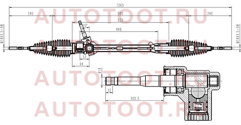 Рейка рулевая Toyota Yaris 05- LHD st-45510-52140 sat – купить в Омске. Цены, характеристики, фото в интернет-магазине autotoot.ru