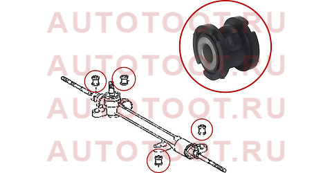 Сайлентблок рулевой рейки TOYOTA ISIS 04-/WISH 09- st4551068020b sat – купить в Омске. Цены, характеристики, фото в интернет-магазине autotoot.ru