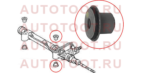 Сайлентблок рулевой рейки TOYOTA LAND CRUISER PRADO/HILUX SURF/4-RUNNER 02-09/CAMRY 11-/COROLLA 13-/ st4551628050 sat – купить в Омске. Цены, характеристики, фото в интернет-магазине autotoot.ru