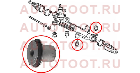 Сайлентблок рулевой рейки TOYOTA IPSUM/PCNIC 26/35/12 01- st-45516-44030 sat – купить в Омске. Цены, характеристики, фото в интернет-магазине autotoot.ru