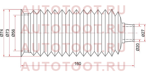 Пыльник рулевой рейки TOYOTA LAND CRUISER/LEXUS LX470 98-07 LH=RH st-45535-60010 sat – купить в Омске. Цены, характеристики, фото в интернет-магазине autotoot.ru