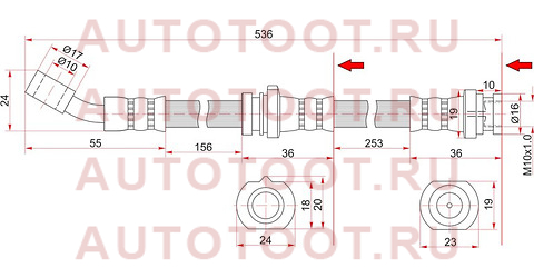 Шланг тормозной передний (Таиланд) NISSAN BLUEBIRD/AVENIR/PRIMERA 91-97 LH=RH st-46210-0e100 sat – купить в Омске. Цены, характеристики, фото в интернет-магазине autotoot.ru