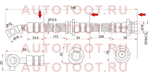 Шланг тормозной перед (Таиланд) NISSAN CEFIRO/WAGON/MAXIMA/INFINITII30/I35 94- LH=RH st-46210-4y910 sat – купить в Омске. Цены, характеристики, фото в интернет-магазине autotoot.ru