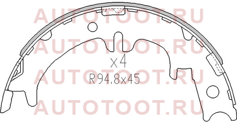 Колодки ручного тормоза TOYOTA HARRIER,KLUGER,NOAH,VOXY 03- st4654050010 sat – купить в Омске. Цены, характеристики, фото в интернет-магазине autotoot.ru