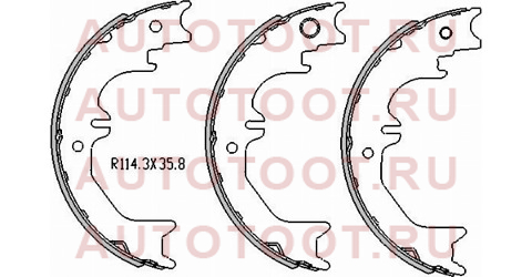 Колодки ручного тормоза TOYOTA LAND CRUISER 98-07 (комплект 4шт) st4655060060 sat – купить в Омске. Цены, характеристики, фото в интернет-магазине autotoot.ru