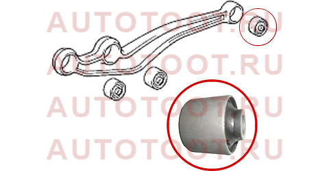 Сайлентблок переднего продольного рычага RR Land Cruiser 80/105 st-48061-60010 sat – купить в Омске. Цены, характеристики, фото в интернет-магазине autotoot.ru