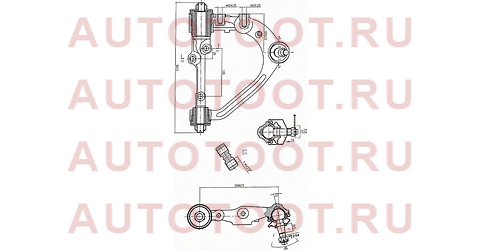 Рычаг верхний с шаров. TOYOTA HIACE/REGIUSACE 05- 2WD RH st-48066-29215 sat – купить в Омске. Цены, характеристики, фото в интернет-магазине autotoot.ru