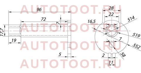 Эксцентрик нижнего рычага TOYOTA 4RUNNER/HILUX/SURF/LAND CRUISER PRADO/TACOMA 95-02 st-48409-35050 sat – купить в Омске. Цены, характеристики, фото в интернет-магазине autotoot.ru