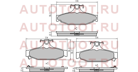 Колодки тормозные зад SSANGYONG KORANDO 96-/MUSSO 95-/REXTON 01- st48413050a0 sat – купить в Омске. Цены, характеристики, фото в интернет-магазине autotoot.ru