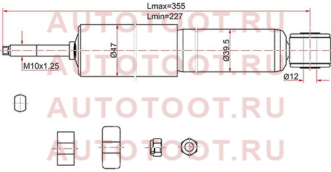 Амортизатор передний TOYOTA LITE/TOWNACE NOAH 96-07 LH=RH st-48500-29675 sat – купить в Омске. Цены, характеристики, фото в интернет-магазине autotoot.ru