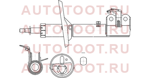 Стойка передняя TOYOTA RAV4 94-00 RH st-48510-49017 sat – купить в Омске. Цены, характеристики, фото в интернет-магазине autotoot.ru