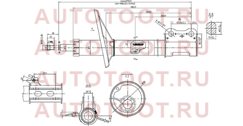 Стойка передняя TOYOTA HARRIER/LEXUS RX300 97-03 RH st-48510-49167 sat – купить в Омске. Цены, характеристики, фото в интернет-магазине autotoot.ru