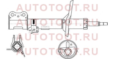 Стойка передняя TOYOTA RAV4 00-05 RH st-48510-49515 sat – купить в Омске. Цены, характеристики, фото в интернет-магазине autotoot.ru